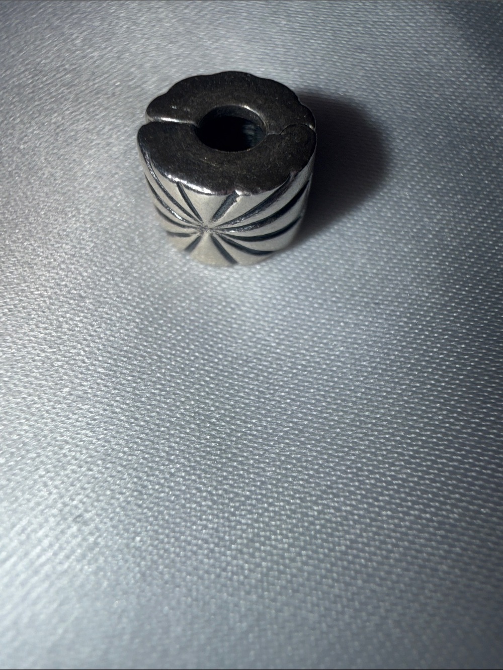 Pandora Silver Starburst Clip Spacer Charm Bead